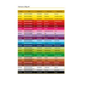 VÄRIKARTTA FABRIANO A4/50 185g - askartelukartonki