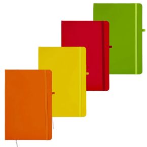 Muistikirja basic, A5/80, viivallinen, 77g, display