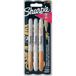 Sharpie maalitussi metallivärilajitelma, blister N