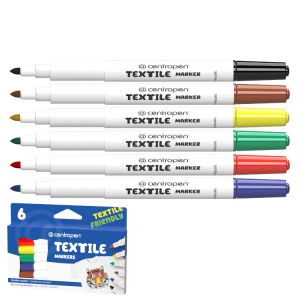 Tekstiilitussi, 6 väriä