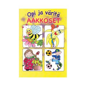 Opi ja väritä -kirja Aakkoset