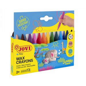JOVICOLOR TRIWAX väriliitu vaha, 12 väriä