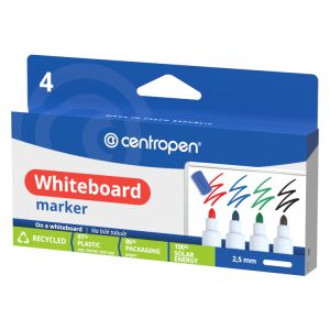 Valkotaulukynä, 4-v. sarja, pyöreä