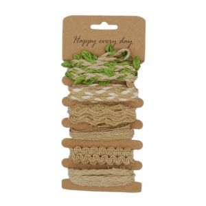 Erilaisia nauhoja ja naruja juutista