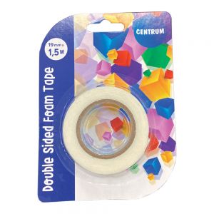 Kaksipuoleinen kiinnitysteippi 19 mm x 1,5m