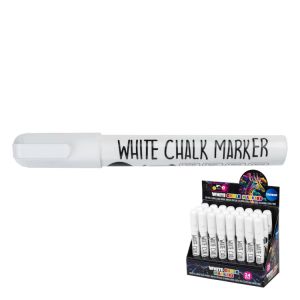 Liitukynä Valkoinen Centrum 3-5mm, display