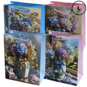 Lahjakassi Kukkakimppu, L koko (26x32x16cm) N