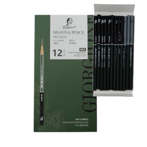 Luonnoskynäsarja 8B - 2H, 12 kynää N